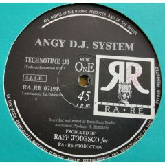 Angy DJ System - Angy DJ System - Technotime 130 - Rare