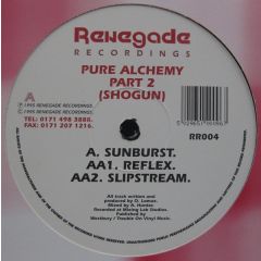 Shogun - Shogun - Pure Alchemy (Part 2) - Renegade Rec
