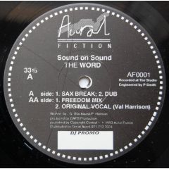 Sound On Sound - Sound On Sound - The Word - Aural Fiction