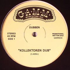 Dubben - Dubben - Kollektoren Dub / Karameller - G.A.M.M.