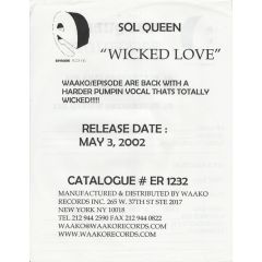 Sol Queen - Sol Queen - Wicked Love - Episode Records