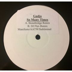 Gadjo - Gadjo - So Many Times - White