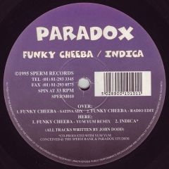 Paradox - Paradox - Funky Cheeba / Indica - Sperm Records