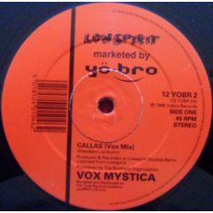 Vox Mystica - Vox Mystica - Callas - Yo*Bro Recordings
