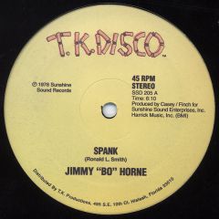 Jimmy Bo Horn - Jimmy Bo Horn - Spank - Tk Disco