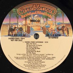 Meco - Meco - Themes From Superman - Casablanca