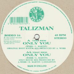 Talizman - Talizman - Only You - Cowboy