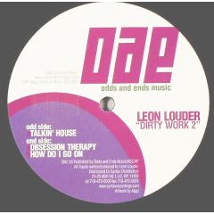 Leon Louder - Leon Louder - Dirty Work (Volume 2) - Odds And Ends