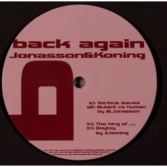 Jonasson & Koning - Jonasson & Koning - Back Again - Equal 