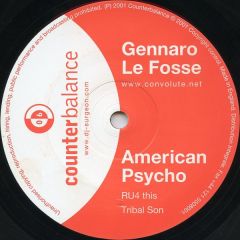 Gennaro Le Fosse - Gennaro Le Fosse - American Psycho - Counterbalance