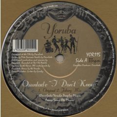 Osunlade - Osunlade - I Don't Know - Yoruba