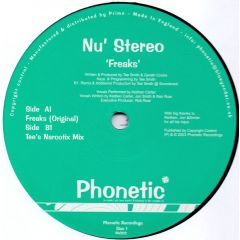 Nu Stereo - Nu Stereo - Freaks - Phonetic
