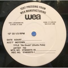 702 - 702 - No Doubt (Ghetto Pella) - Motown