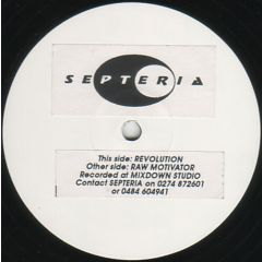 Septeria - Septeria - Revolution / Raw Motivator - Mixdown Records