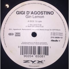 Gigi D'Agostino - Gigi D'Agostino - Gin Lemon - ZYX Music