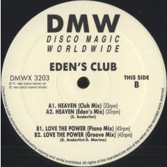 Eden's Club - Eden's Club - Heaven / Love The Power - Disco Magic UK