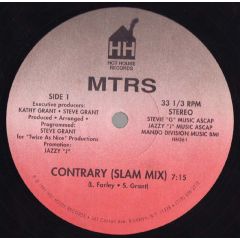 Mtrs - Mtrs - Contrary - Hot House Records