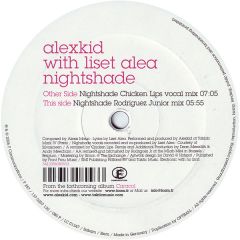 Alexkid Feat. Lissette Alea - Alexkid Feat. Lissette Alea - Nightshade - F Communications