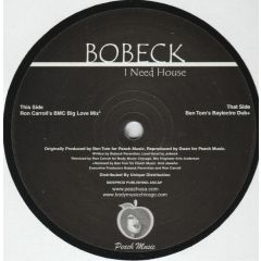 Bobeck - Bobeck - I Need House - Body Music