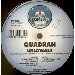 Quadran - Quadran - Unlovable - Bonzai