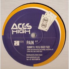 Sunny D Vs DJ Buzz Fuzz - Sunny D Vs DJ Buzz Fuzz - Pain - Aces High