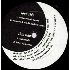 Daniel Mendez - Daniel Mendez - I Want - Uk Promo