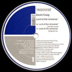 David Craig - David Craig - Lord Of The Universe - Recover