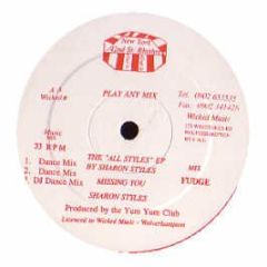 Sharon Styles - Sharon Styles - Missing You - Wicked Music