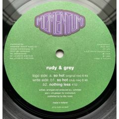 Rudy & Grey - Rudy & Grey - So Hot - Momentum Recordings