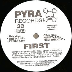 Didier Jordan & Julien Kern - Didier Jordan & Julien Kern - First - Pyra Records