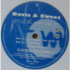Davis & Sweet - Davis & Sweet - M.U.Z.I.K - Weston Village