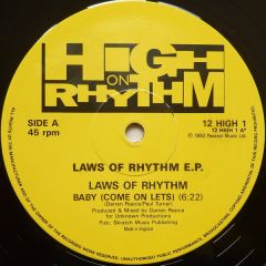 Laws Of Rhythm - Laws Of Rhythm - Laws Of Rhythm EP - Passion