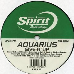 Aquarius - Aquarius - Give It Up - Spirit