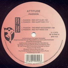 Attitude - Attitude - Passion - Music Factory