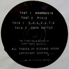 Richard Brown - Richard Brown - T.T.B. 001 - Tippy Tappy Bollocks