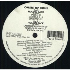 Oasis Of Soul - Holdin Back - Red Cat Records