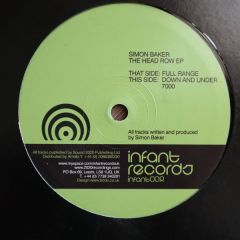 Simon Baker - Simon Baker - The Head Row EP - Infant