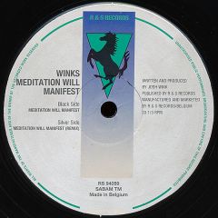 Winks - Winks - Meditation Will Manifest - R&S Re-Press