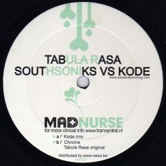 Southsoniks - Southsoniks - Tabula Rasa - Madnurse