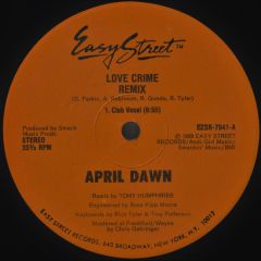 April Dawn - April Dawn - Love Crime (Remixes) - Easy Street