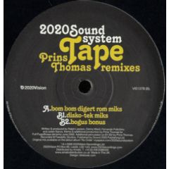 20:20 Soundsystem - 20:20 Soundsystem - Tape (Remixes) - 20:20 Vision