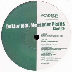 Doktor Feat. Alexander Pearls - Doktor Feat. Alexander Pearls - Starfire EP - Academy 