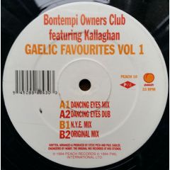 Bontempi Owners Club Featuring Kallaghan - Bontempi Owners Club Featuring Kallaghan - Gaelic Favourites Vol 1 - Peach Records