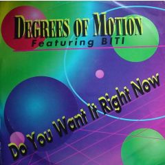 Degrees Of Motion Featuring Biti - Degrees Of Motion Featuring Biti - Do You Want It Right Now - Ffrr
