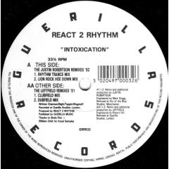 React 2 Rhythm - React 2 Rhythm - Intoxication (1991 Remix) - Guerilla