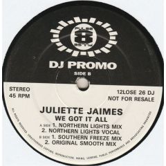 Juliette Jaimes - Juliette Jaimes - We Got It All - Pulse-8 Records