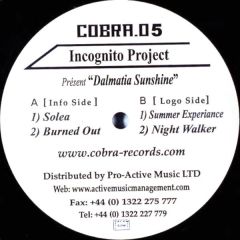 Incognito Project - Incognito Project - Dalmatia Sunshine - Cobra