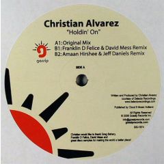 Christian Alvarez - Christian Alvarez - Holdin' On - Gossip Records