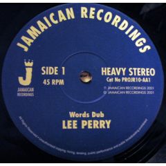 Lee Scratch Perry - Lee Scratch Perry - Words Dub - Jamaican Recordings