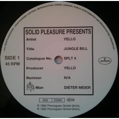 Yello - Yello - Jungle Bill - Mercury